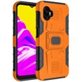 thumbnail image 1 of Case for Galaxy XCover 6 Pro, Nakedcellphone Rugged Ring Grip Cover with Stand [Built-In Mounting Plate] for Samsung XCover6 Pro Phone (2022, SM-G736) - Bright Orange, 1 of 9