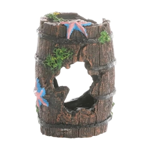 FEISHENTT Aquarium Fish Tank Decorations, Aquarium Hideout House Theme Plastic Plants Fish Cave Aquarium Castle Mermaid Ornaments One Size