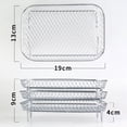 thumbnail image 2 of Three-Layer Air Fryer Steaming Rack Stainless Steel DZ201 Dehydration Rack Food Drying Stand For Air Fryer Pressure Cooker, 2 of 12