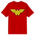 thumbnail image 1 of Wonder Woman T-Shirt Rouge à Logo, 1 of 2