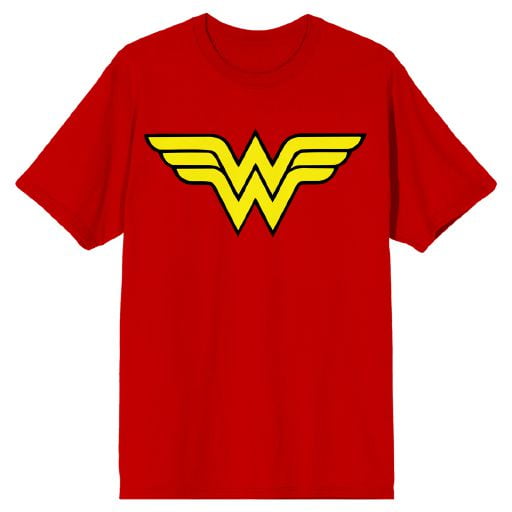 Wonder Woman T-Shirt Rouge à Logo