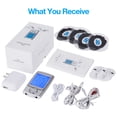 thumbnail image 4 of Easy@Home Rechargeable TENS Unit Muscle Stimulator, Electric Pain relief Pulse Massager with 16 EMS or TENS Massage Modes and 20 Intensity Levels - EHE029N, 4 of 6