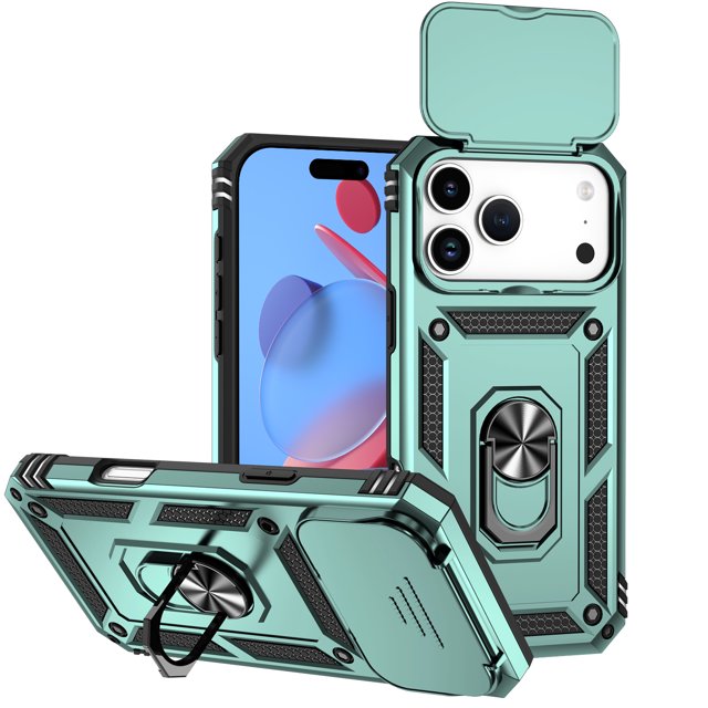 TYJKeJi Étui Mode avec Béquille, Résistant aux Chutes, Antichoc pour iPhone 17 Pro Max