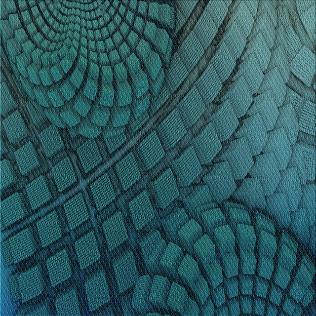 Ahgly Company Machine Washable Indoor Square Transitional Deep Teal Green Area Rugs, 8' Square