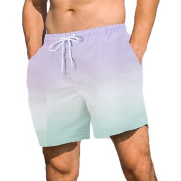 LSLJS Men's Swim Trunks Summer Surfing Swimming Pants Men's Adult Low Waist Shorts, Mens Bathing Suit Gifts for Men