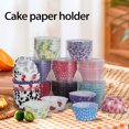 thumbnail image 1 of Lubelski 100Pcs Cake Mold Easy to Pack Waterproof Oilproof Paper Disposable Cake Cup Cupcake Liner Baking Tool Kitchen Gadget, 1 of 8