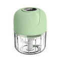 thumbnail image 1 of Agiferg Hachoir à Ail Électrique de Capacité 100 ml Mini Alimentaire Portable Presse-Ail Hachoir, Processeur Alimentaire Sans Fil, 1 of 9