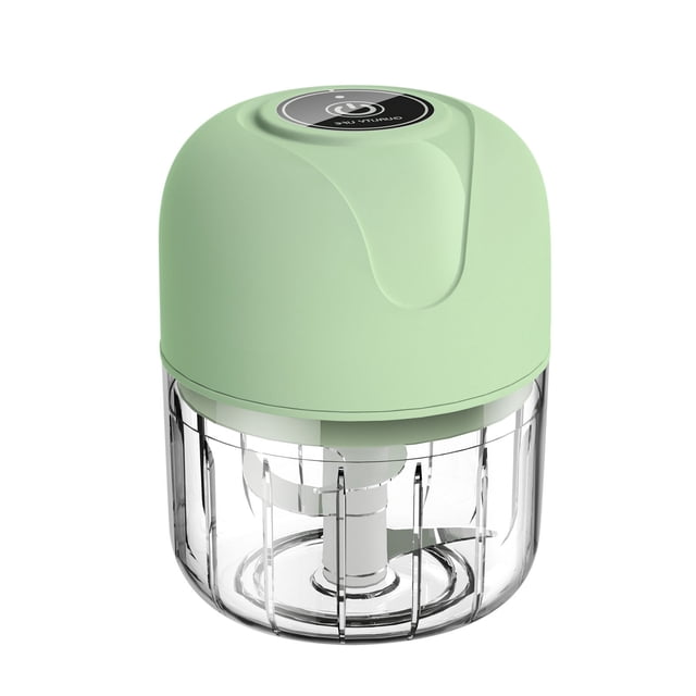 Agiferg Hachoir à Ail Électrique de Capacité 100 ml Mini Alimentaire Portable Presse-Ail Hachoir, Processeur Alimentaire Sans Fil