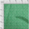thumbnail image 2 of oneOone Rayon Green Fabric Abstracts Craft Projects Decor Fabric Printed By The Yard 56 Inch Wide, 2 of 5