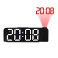 thumbnail image 1 of EGNMCR Projection Digital Alarm Clock For Bedroom Colorful LED Alarm Clock For Bedrooms With 12/24H Snooze Mirror LED Alarm Clock Alarm clock, 1 of 6