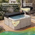 thumbnail image 3 of Lifesmart Spas 5 Personnes Plug and Play 28 Jet LED Spa Extérieur, LS350DX, Sable, 3 of 11