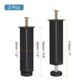 thumbnail image 2 of Unique Bargains 2 Pack Adjustable Height Bed Frame Support Legs(150mm-185mm/5.9'-7.3'), Black, 2 of 5