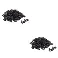 thumbnail image 4 of Redempat 120PCS 6mm Hole Dia Car Plastic Rivets Clip Fastener for Fender Bumper Push Pin M black M 2Set, 4 of 6
