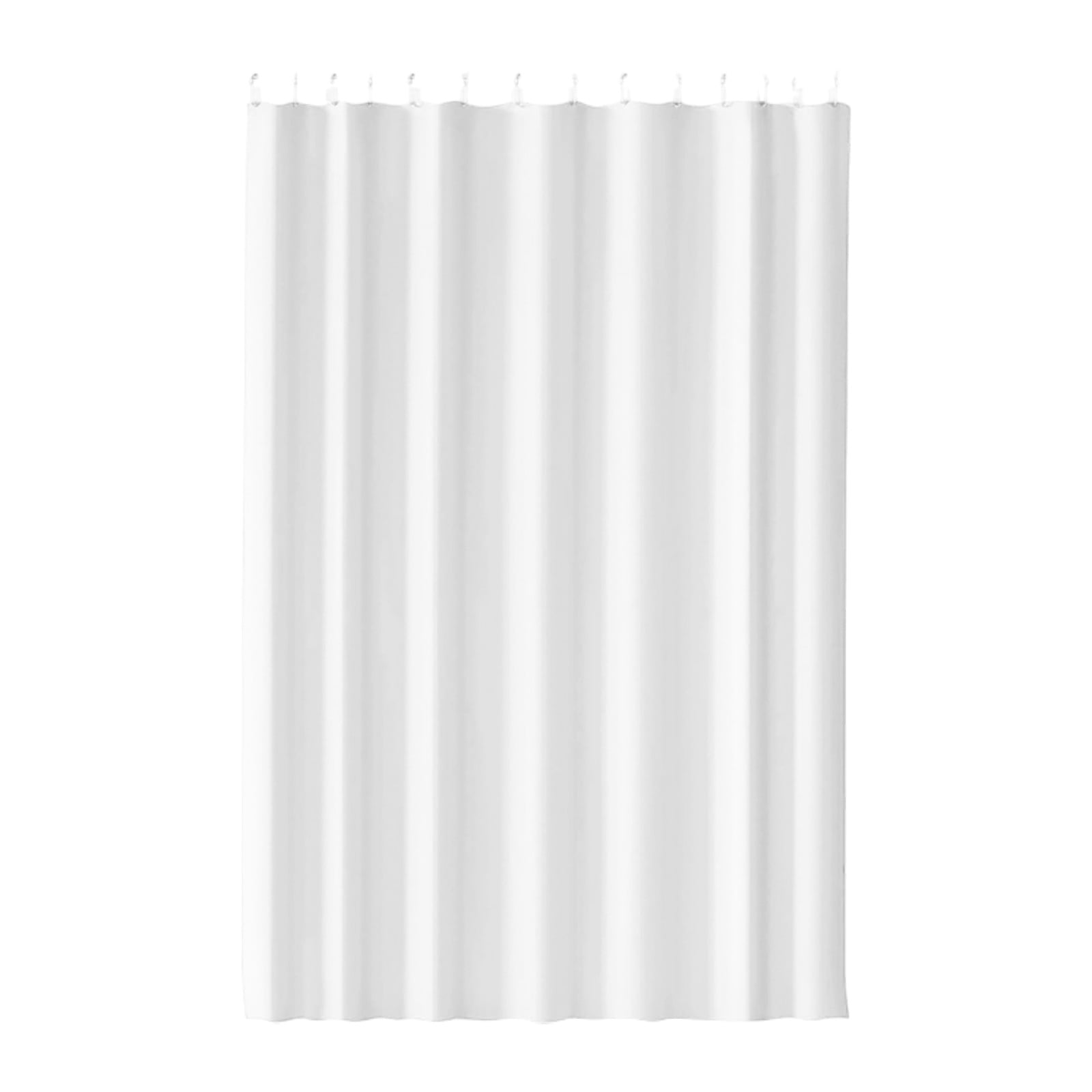 Leojiow Washable Fabric Shower Curtain Liner Cloth Shower Liner Machine Washable Hotel Quality Bathroom Shower Curtain With Hooks Shower Curtains For Bathroom D White