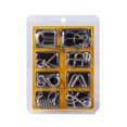 thumbnail image 2 of 8Pcs  Mind Game Brain Teaser,IQ  Disentanglemen Unlock Interlock Game Wire Puzzles  Trick Toy for Adult & Children Toys, 2 of 8