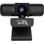 CA Essential Webcam 1080HD-AF – USB Webcam with rophone for Desktop or Notebooks, 1080p Webcam, HD