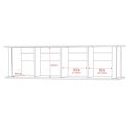 thumbnail image 2 of Prepac Espresso Wall Mounted Desk Hutch, 2 of 4