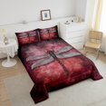 thumbnail image 4 of Erosebridal Ensembles de Couette Dégradé Ombré Format Grand, Ensemble de Literie Libellule Couette Grand, Déco de Chambre Animale, Réversible, Respirant, 3 Pcs, 4 of 7