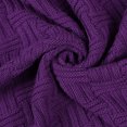 thumbnail image 4 of Unique Bargains 100% Cotton Cross Cable Knit Throw Blanket For Sofa Couch Bed Home Bedding,, 4 of 10