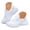 White, variant on Dakaela Women's Orthopedic Walking Shoes Plantar Fasciitis Lightweight Slip on Sneakers Comfortable Knitted Casual Running Shoes with Arch Support (White,8)