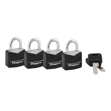 Cadenas à boîtier massif revêtu Master Lock de 3/4 po de largeur