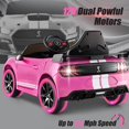 thumbnail image 3 of Licensed Ford Mustang GT500 Ride on Car for Kids by OLAKIDS, Battery Powered Electric Vehicle with Remote Control, Headlight, Power Display, USB, Music, Radio, Aged 3-8, 3 of 9