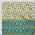 thumbnail image 2 of oneOone Polyester Lycra Fabric Geometric|Leaves & Floral Panel Print Fabric By Yard 56 Inch Wide, 2 of 3