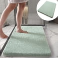 thumbnail image 1 of TIMIFIS Bathroom Rugs Solid Color Long Cotton Velvet Carpet Super Absorbent Thick Plush Against Slip Floor Mat Home Bathroom Foot Mat Bath Mat, 1 of 6
