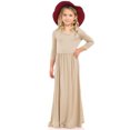 thumbnail image 4 of Robe Longue Décontractée à Fleurs pour Filles à Manches Longues avec Poches, Robes de Vacances, Robe Longue à Manches Longues pour Filles Longueur au Sol, 4 of 5