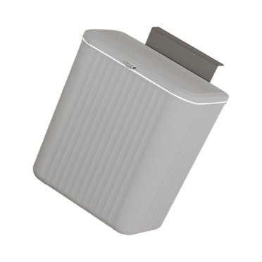 Youkk Kitchen Waste Compost Bin Multifunction Holder for Cabinet Door Countertop Grey 9L