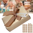 thumbnail image 3 of 50Pcs Champagne Color Candy Gift Boxes  Wedding Favour Boxes With Bowknot For Wedding Party Baby Shower Favor Christmas  Graduation Gift, 3 of 8