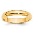 thumbnail image 1 of 14k 4mm Half-Round Wedding Band Size 6.5, 1 of 3