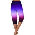 thumbnail image 4 of Yuyuzo Womens Capri Pants High Waisted Drawstring Sweatpants Running Gym Cropped Trousers with Pockets, 4 of 6