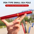 thumbnail image 3 of facefd Mini Portable Pocket Fish Rod Soft Tail Mini Sea Casting Rod for Underwater Fishing Use, 3 of 9