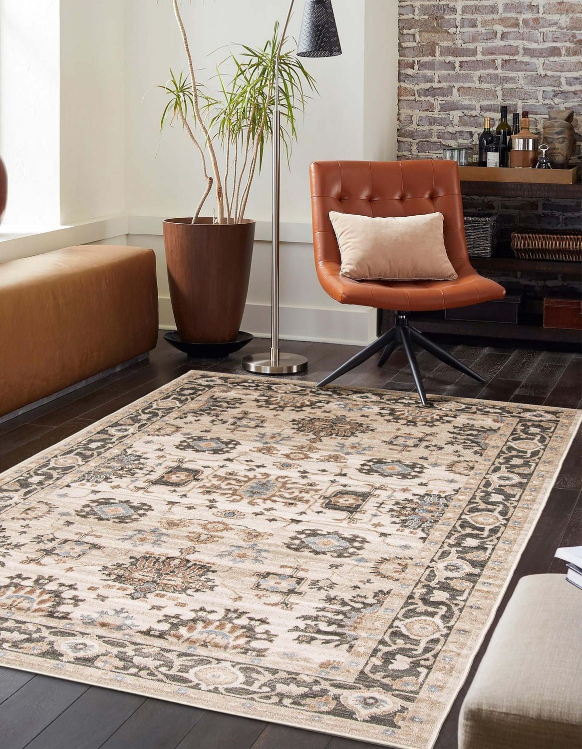ECARPET Gloria Tapis Traditionnel pour Salon, Chambre, Salle A Manger, Entrée