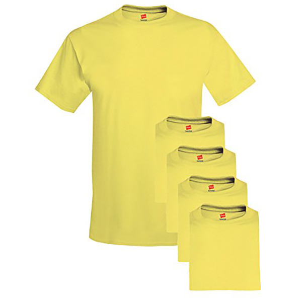 Hanes T-Shirt à Manches Courtes ComfortSoft pour Hommes - 5280 (Lot de 5)