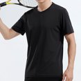 thumbnail image 5 of cfhntfmh Short Sleeve Shirts for Men Big and Talls Quick Dry Breathable T-Shirts Basic Solid Workout Athletic Tees, 5 of 5