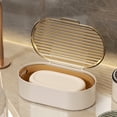 thumbnail image 2 of Feltree Flip-Top Travel Soap Case with Ventilation System, Splash-Proof Bathroom Organizer for Gym Bag, Compact Design with Quick-Drain Base, 2 of 7