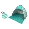 thumbnail image 1 of Beach Tent, up Tent, SUN Protection, Windproof ,up Sun Shelter Quick Green Stripes L, 1 of 8