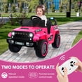 thumbnail image 4 of CazToi 12V Kids Ride-On Truck with Parent Remote Electric Toy Car with 3 Speeds LED & Music, 4 of 7