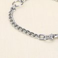 thumbnail image 1 of Stainless Steel 2 Way Dog Leash, O Buckle Double Pet Safety Chain Lead for Dogs Walking, 1 of 7