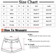 thumbnail image 2 of XZNGL Jean Shorts Womens Stretchy Womens Denim Printing Short Summer Mid Waist Stretchy Pockets Jean Shorts Womens Shorts for Summer Denim Womens Denim Shorts for Summer, 2 of 7