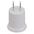 thumbnail image 1 of Screw-In Light Socket Adapter, Heavy Duty Light Bulb Socket To Plug Adapter for Converting Outlet To Light Bulb, Converts Plug To Lamp Socket, Construction for Diverse Lighting Needs,White, 1 of 9