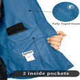 thumbnail image 4 of 33 000ft Men‘s Packable Rain Jacket Hooded Lightweight Waterproof Rain Shell Jacket Raincoat for Hiking Golf Cycling, 4 of 6