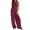 Red, variant on HJYCHN Womens Jumpsuit White Pleated Wide Leg Flowy Summer Resort Piece Jumpsuits for Women Beige XL