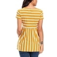 thumbnail image 4 of T-shirt de Maternité pour Femmes Follure à Manches Courtes, Mode, Imprimé, Grossesse, Vêtements, 4 of 4