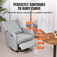 thumbnail image 4 of VEVOR Fauteuil Inclinable Électrique et Berçant Pivotant, Fauteuil Inclinable Berçant Pivotant Capacité de Poids 250 Lb avec Port USB, 4 of 9