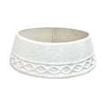 thumbnail image 2 of segolike 71cm Knitted Christmas Tree Collar Universal Fit Accessory Festive Tree Ring White, 2 of 9