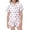 White_009, variant on Aocisk Pajamas for Kids Girls Bow Knot Printed Pajamas Set Short Sleeve Button Top Shorts Home Sleepwear for Children Pajamas for Girls Pink_001 6-7 Years