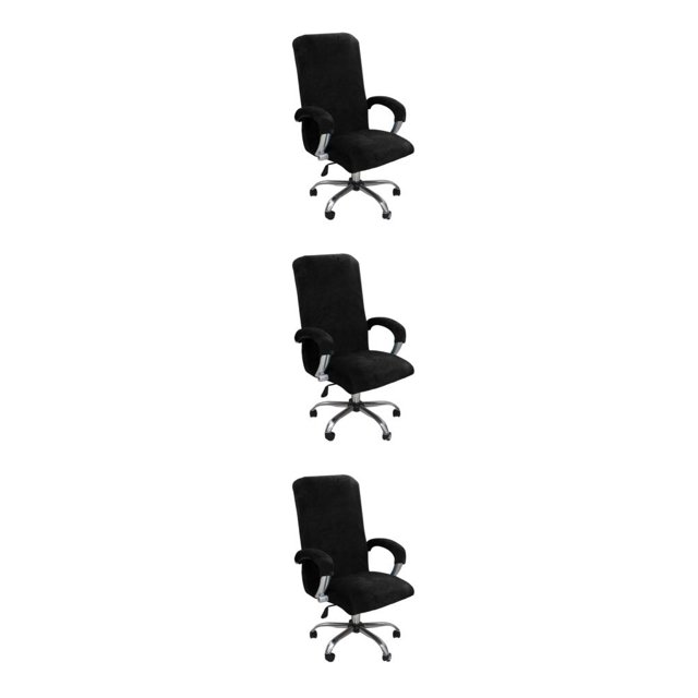 Transemion 1/2/3 3x Experience Unmatched Comfort And Elegance Chair Covers Wide Application black XL 3PCS